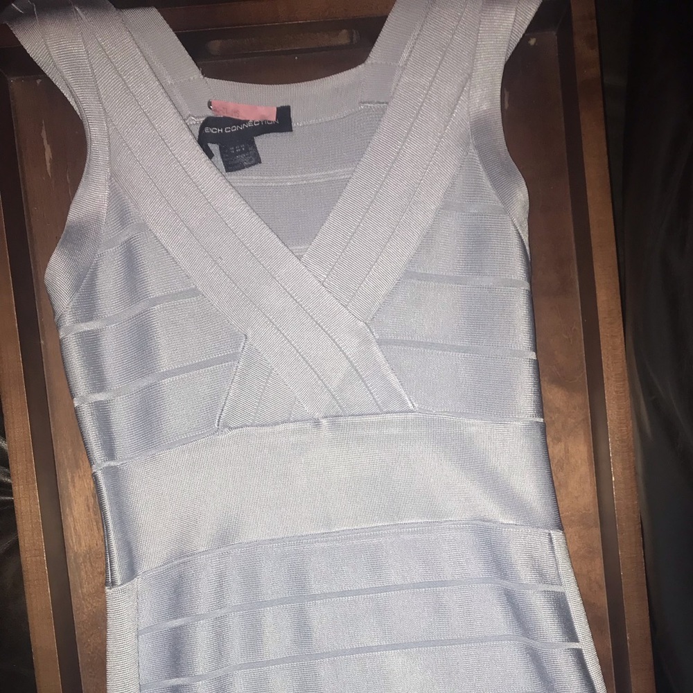 French connection sexy pale blue Cocktail dress